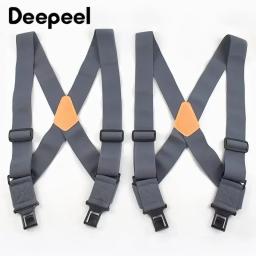 1pc 5cm * 120cm adulto masculino elástico largo cintas suspensórios dos homens ajustável x tipo cinta masculino jockstrap esporte trabalho suspender - Image 2