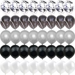 40 pçs ágata mármore confetes azul metal balões aniversário sexo revelar babyshower festa de ano novo decorações de natal - Image 6
