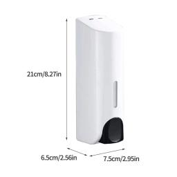 Manual Press Soap Dispenser para Banheiro, Single Head Squeeze, Wall Mounted Sabão de Mão, Shower Gel Box, Sem Soco - Image 6