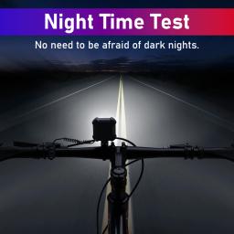 Camluxy 140db faróis de buzina de bicicleta ipx6 à prova d'água 4 leds lâmpada de ciclismo buzina elétrica carregamento usb campainha de alarme de segurança - Image 3