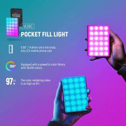 NEEWER-RGB Luz LED com suporte do telefone e clipe de luz, mesa, laptop, videoconferência, TikTok, Selfie, Vlog, Live Stream, VL66 - Image 4