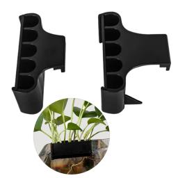 Rack de armazenamento hidropônico para aquário, suporte de plantas, aquário suspenso, pote com furo, suporte de planta aquática, 5 buracos - Image 3