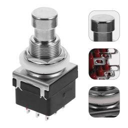 Botão interruptor efetor para guitarra, nove pés, ferramentas de instrumentos musicais, botões suprimentos, 3dpt, 12 pcs - Image 2
