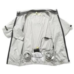 Colete Cooling Wearable para trabalho de alta temperatura, ar condicionado, roupas de caminhada, colete de pesca, novo, 2 ventiladores - Image 5