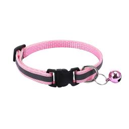 Colar de gato de nylon personalizado com sino, leve, reflexivo, resistente, para gatinhos menina e menino, xqmg - Image 3
