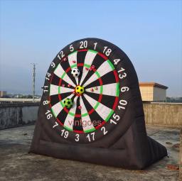 Alvo ao ar livre gigante inflável futebol dardos placa com 6 pçs pegajoso bola de futebol com ventilador para kick dartboard esporte jogo da equipe - Image 4