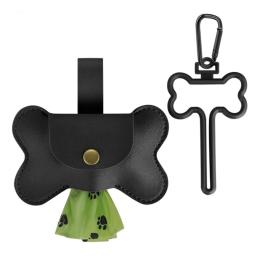Dispensador de saco de lixo para animais de estimação 67JB com gancho para coleira suporte para saco de lixo de acampamento para - Image 5