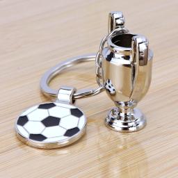 Futebol lembrança chaveiro para homens, fãs de futebol, saco pingente, chaveiro, Copa do mundo troféu, Copa do mundo, presente acessórios, menino, homens - Image 1