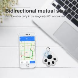 Cão pata localizador de rastreamento bluetooth, prevenção de perda inteligente, telefone móvel de baixa potência, alarme bidirecional, pet tracker, 5.0 - Image 4