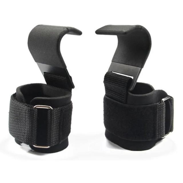 Luva de Levantamento Pull-ups Preta - Equipamento de Fitness Profissional
