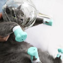 Capacete para preparação gatos para animais estimação, focinho respirável, banho, suprimentos para cuidados com a mordida - Image 2
