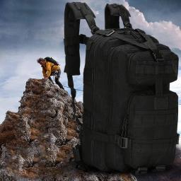 Grande Capacidade Ajustável Mochila Tática, Montanhismo Saco, Saco Respirável para Camping, Caminhadas, Viagem - Image 3