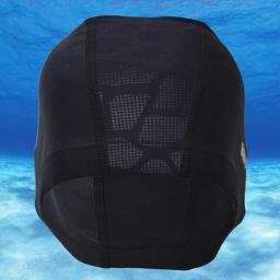Tampão de natação impermeável para adulto alta elasticidade chapéu de nylon flexível durável, verão - Image 3