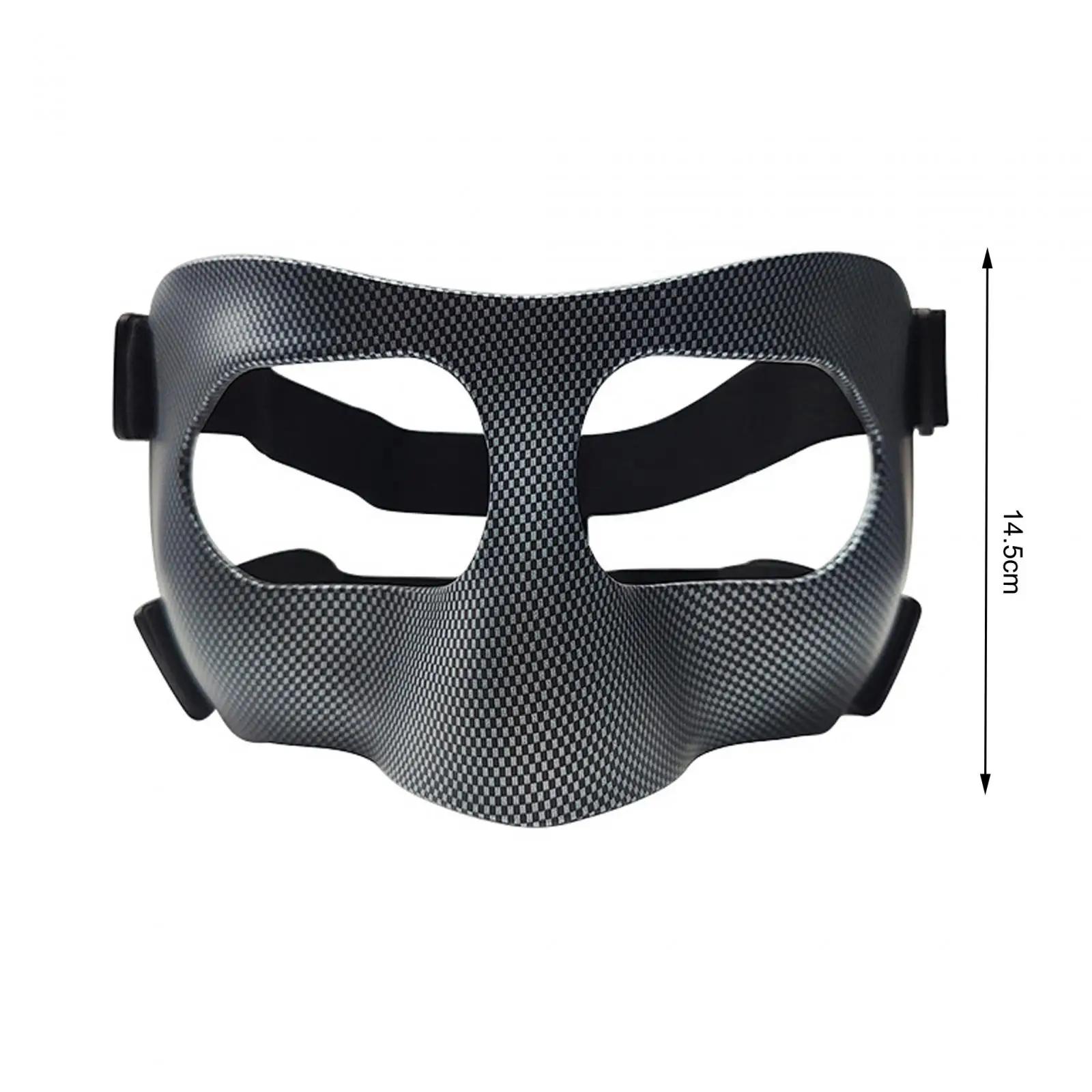 Máscara Facial de Basquete Leve Ajustável, Protetor de Capa Facial, Face, Nariz Guarda para Futebol, Karatê, Ginásio, Exercício, Futebol - Image 1