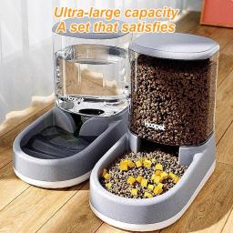 Alimentador Pet automático e tigela, Dispensador de grande capacidade, Dog Feeding Supplies, Tigela de água potável, N7g9, 1Pc - Image 1