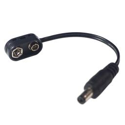 77hc 9v conversor clipe bateria alimentação conector pressão 9 volts adaptador eliminadores energia para - Image 1