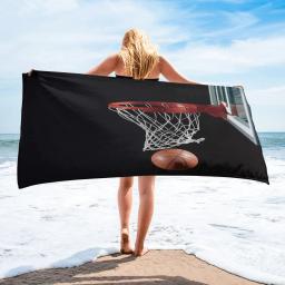 Esportes basquete toalha de praia microfibra secagem rápida suprimentos do banheiro natação ginásio acampamento decoração para casa toalhas para namorados presentes - Image 3