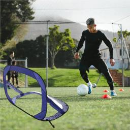 Objetivo pop-up dobrável do futebol para crianças, rede do futebol, uso interno ou exterior, porta portátil do futebol com Hangbag - Image 6
