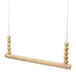 Pendurado Bird Swing Toy para Pet, Gaiola de madeira, Bird Rest Toy, Fun Poleiro, Acessórios para exercícios, Diversão - Image 5