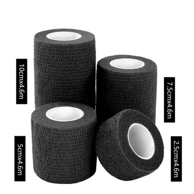 Bandagem Elástica à Prova d'Água para Terapia Médica - Kit de Primeiros Socorros para Dedo e Articulações, Auto Adesiva para Pets 2.5-10cm
