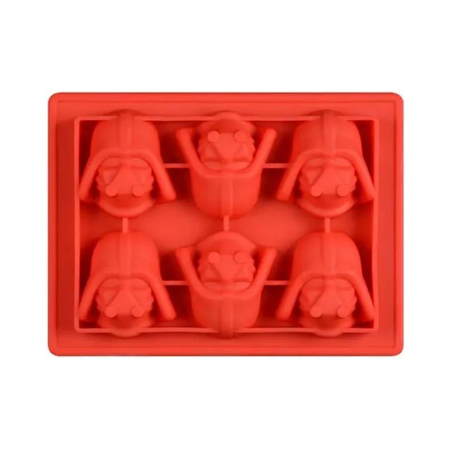 Molde de Silicone 3D Cartoon para Cozimento e Artesanatos: Ideal para Fãs de Star Wars, Chocolates, Gomas, Sabonetes e Gelo