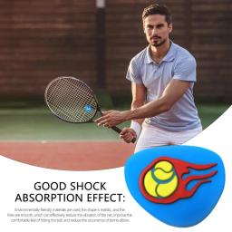 Silicone Tennis Racket Vibration Amortecedor, protetor, choque, amortecedor, acessórios - Image 2
