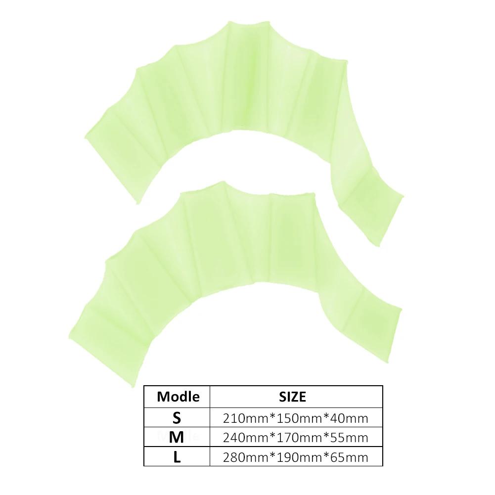 Profissional Pás De Natação Cintas, Treinamento De Correção, Mão Barbatanas Flippers, Palm Dedo Webbed Luvas, Paddle Luvas para Adultos e Crianças - Image 1