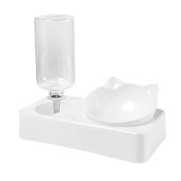 Alimentador automático Pet com água Dispenser, levantado Stand Dish, Cat Food Container, Suprimentos - Image 4
