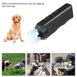 Dispositivo anti-latido ultra-sônico, supressor de casca de cachorro portátil, repelente portátil, instrutor com luz LED, alimentado por bateria para exterior - Image 6