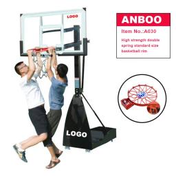 Suporte portátil ajustável do basquetebol, sistema do aro, placa do vidro moderado, móvel - Image 5