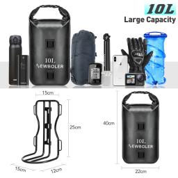 Newboler prateleira para garfo dianteiro de bicicleta, com bolsa de metal para garfo de bicicleta mtb, suporte de carga 10lportátil, acessório para bolsa de bicicleta - Image 5