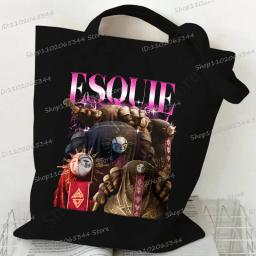 Clair obscur expedição 33 moda impressão lona sacola harajuku estilo jogo amante bolsa de ombro das mulheres dos homens bolsas - Image 3