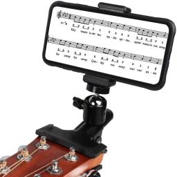 Suporte ajustável do telefone para guitarra, Capo Stand, instrumentos musicais Acessórios - Image 2