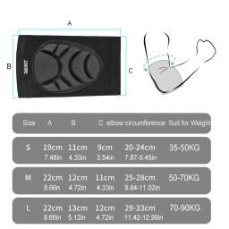 AOLIKES-Almofadas de cotovelo de espuma, anti-colisão, protetor para patinação esportiva, voleibol anti-queda, equitação dança de rua, 1 par - Image 2