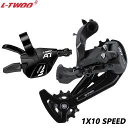 Ltwoo a7 10 shifter groupset mtb bicicleta 1x10 velocidade gatilho alavanca traseira desviador switches compatível sram shimano Max-52T cassete - Image 1