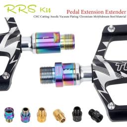 Rrskit-Parafusos de extensão de bicicleta, extensor pedal R66E, manivela do eixo, acessórios para MTB Road Bike, 16mm, 20mm - Image 3