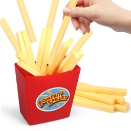 Jogo tabuleiro complicado salto batatas fritas interação brinquedo divertido atividade festa - Image 1