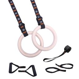 Anéis De Ginástica De Madeira, Equipamento De Ginástica Em Casa, Treinamento De Força, Fitness, 28mm, 32mm - Image 2