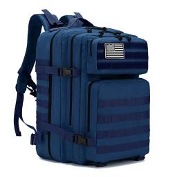 Mochila tática militar para homens, bolsa de exército, caça MOLLE, GYM, EDC Outdoor Caminhada Mochila, 45-50L - Image 4