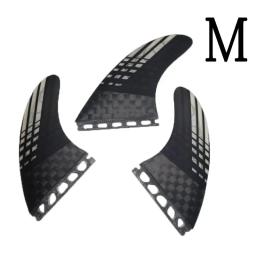 BiLong FUT-Tri Fins para prancha de surf, aleta de fibra de carbono, Honeycomb Thrusters, Windsurf Board, Skimboard e Quilhas Surf Fin, tamanho médio - Image 1