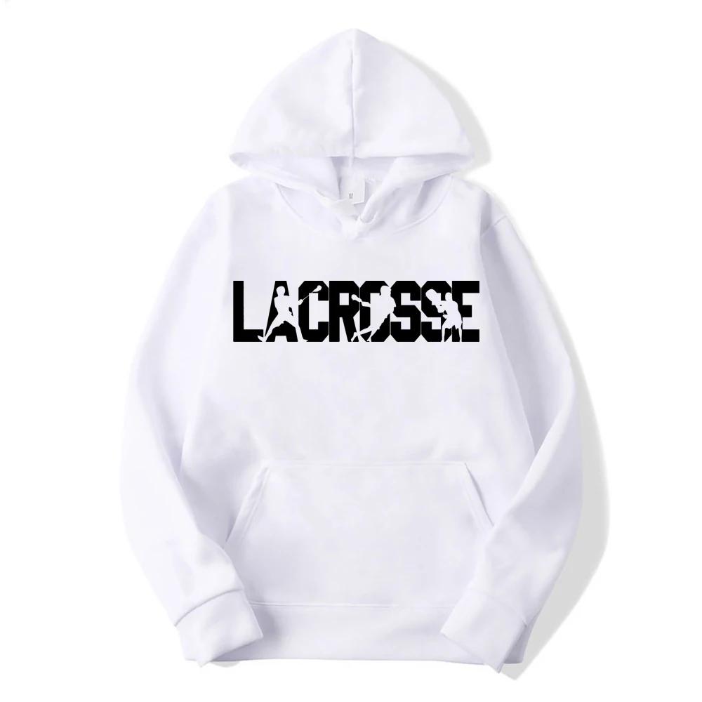 Lacrosse hoodie lacrosse fã presente amor esporte impressão moletom com capuz - Image 1