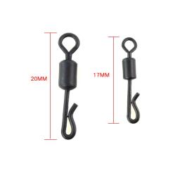 Carpa Pesca Gire Mudança Rápida Matt Black para Carpa Equipamento De Pesca Terminal De Pesca Combater Pacote de 20 - Image 4