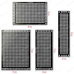 20 pçs/lote PCB Protótipo Placa de Circuito Protoboard Universal Stripboard Prototipagem Veroboard 2X8 3X7 4X6 5X7 5 Pcs Cada Mix Preto - Image 2