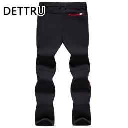 Calça elástica de exterior masculina, calça campismo, calça trekking, escalada, caminhada, esporte, viagem, treinamento, corrida, respirável, verão, outono - Image 2