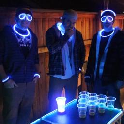 Dobrável LED Brilhante Beer Pong Table, OEM, 8ft - Image 4