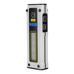 Mini lanterna LED recarregável portátil, Lâmpada de serviço de emergência ao ar livre com magnético, Poderosa lanterna de longo alcance para pesca - Image 4
