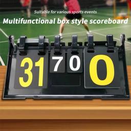 Placar de 4 dígitos para a competição esportiva, voleibol, basquetebol, futebol, exercício indoor, decoração - Image 1