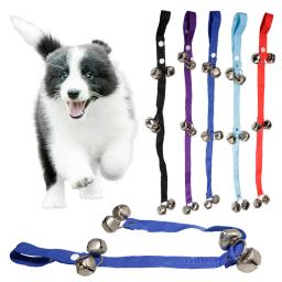 Durável treinamento do animal de estimação campainha corda cordão porta aviso sino guia cão pet treinamento sino suprimentos cão sino cordão universal - Image 2