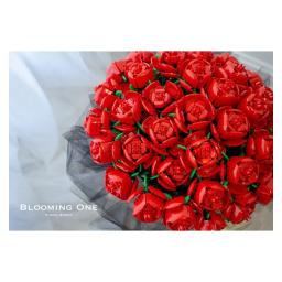Buquês De Rosa Artificial, Flores Artificiais Montadas, Presentes - Image 1