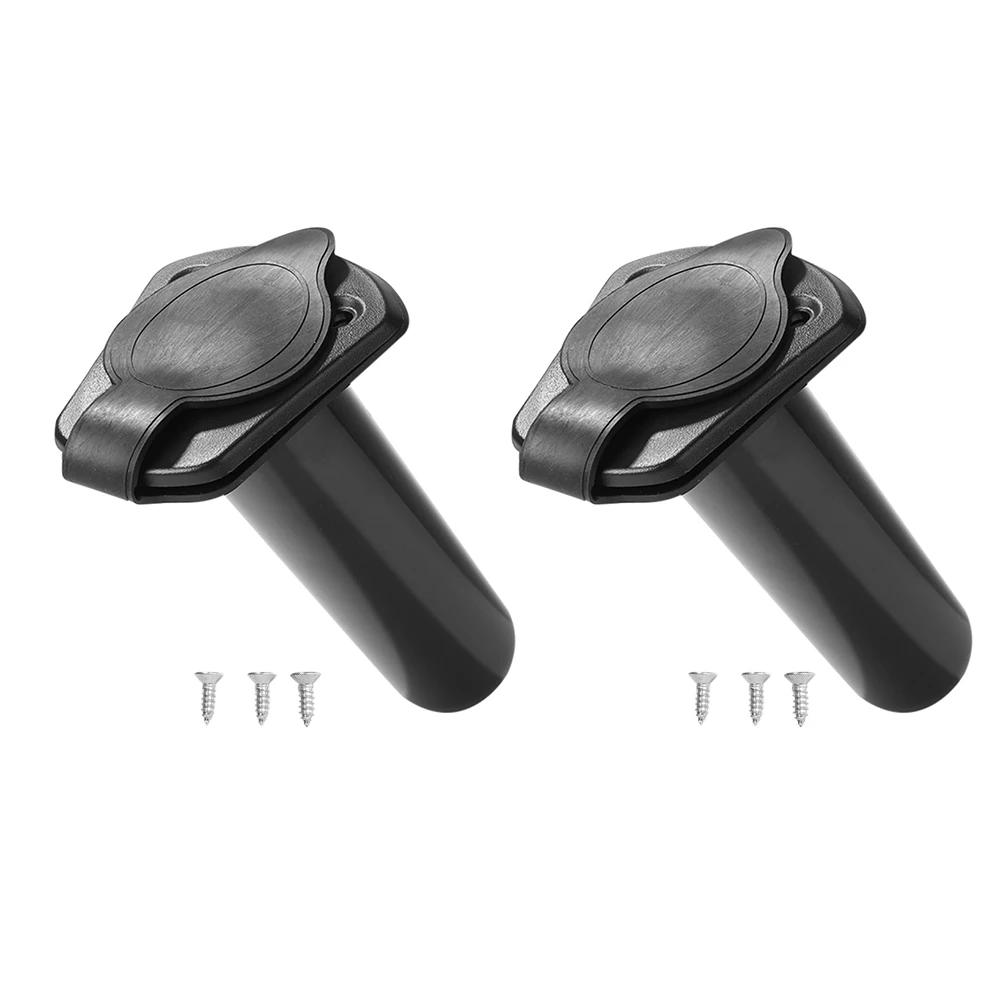 2/4pcs Plástico Flush Mount Vara De Pesca Titular Junta Caiaque Canoa Combater Esportes Aquáticos Remo caiaque Barco Acessórios - Image 1